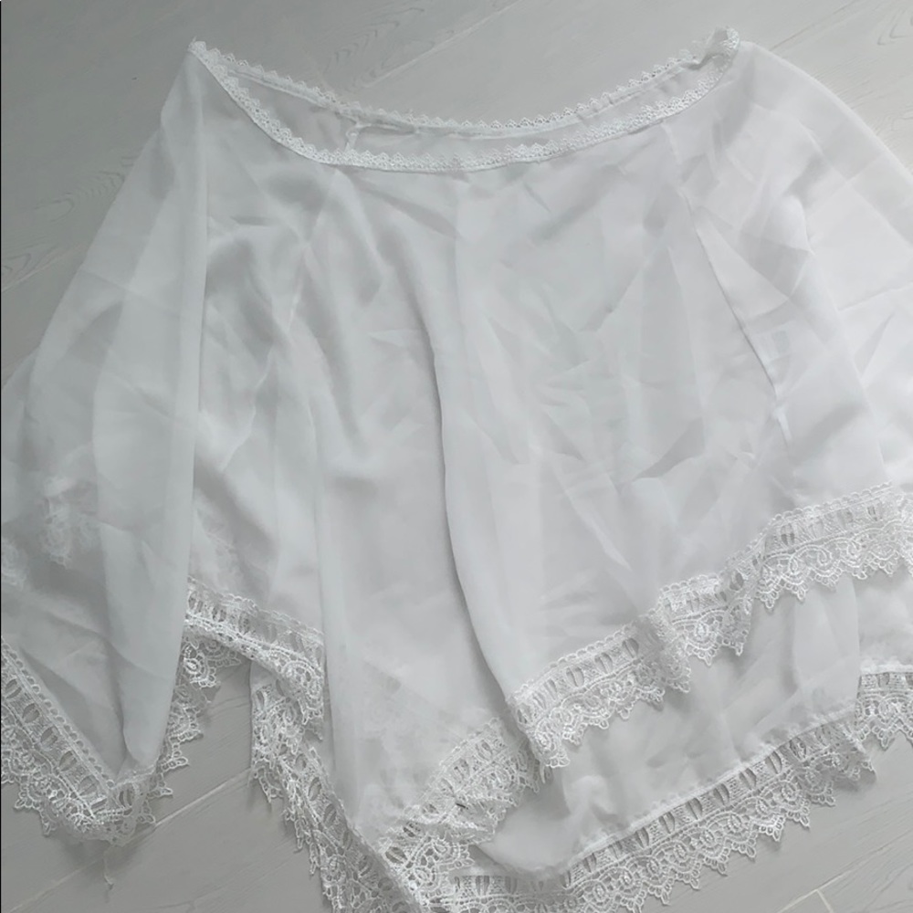 Sheer one size coverup